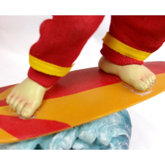 2001 Possible Dreams Clothtique Christmas Kahuna Santa Hawaii Surfer 713504 - Picture 3 of 8